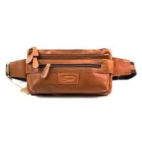 ราคา Chinatown leather กระเป๋าคาดเอวหนังวัวแท้สะพายหน้าอกหรือคาดเอว สีแทน ST (20092058395)