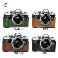 ราคา กระเป๋ากล้องหนังครึ่งเคสสําหรับกล้อง Olympus EM10III EM10 Mark III (29509424717)