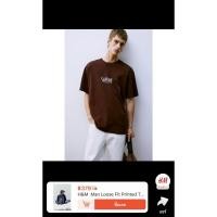 ราคา เสื้อยืดทรงOversize H&M แท้ มือ1 (ทรงOversize) (29072565805)