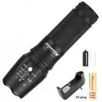 ราคา ไฟฉายแรงสูง Cree XML T6 รองรับแบตเตอรี่ 26650 ปรับซูมได้ (แถมแบตฯ18650+ที่ชาร์จ) (14126762618)