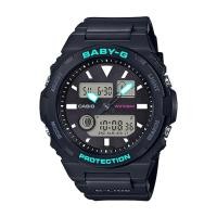 ราคา Casio Baby-G นาฬิกาข้อมือผู้หญิง สายเรซิ่น รุ่น BAX-100,BAX-100-1,BAX-100-1A,BAX-100-1ADR - สีดำ (2029253967)