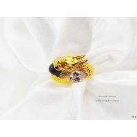 ราคา แหวนมังกรคาบหยก งานหุ้มทอง 5 ไมครอนสวยน่ารัก (25662770091)