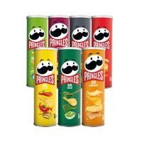 พริงเกิลส์ มันฝรั่งทอดกรอบ รสบาร์บีคิว 110 กรัม (Pringles Potato Crisps BBQ 110g)
