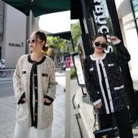 ราคา Chic No.9 : Blazer Tweedie Elles เสื้อสูท สูทตัวยาว สูทสีดำ สีครีม (22389011651)