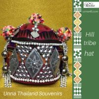 ราคา หมวกชาวเขา หมวกอาข่า ลายปักมือ งานปักโบราณ งานฝีมือ สินค้าพื้นเมือง (11914299847)