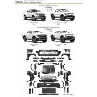 ราคา อัพเกรด 2022 + Ford Ranger Raptor Everest ด้านหน้าด้านหลังกันชนชุด W/LED ไฟหน้าและ Taillamps สําหรับ 2016-2021 Ford Ranger XL XLT MK2 (26576101871)