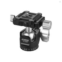 ราคา Yb2 Ball Head Andoer D-25C CNC Machining อลูมิเนียม Double Notch Ball Head Mini Ballhead Low Center of Gravity สําหรับ Manfrotto ขาตั้งกล้อง Monopod สําหรับ DS (25337411139)