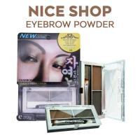 ราคา เขียนคิ้ว แบบฝุ่น Nice shop Eyebrow (ตลับ 2 ช่อง) ที่เขียนคิ้วฝุ่น N404 (29612866212)