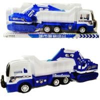 ราคา โมเดลรถดั้ม รถแม็คโคร POLICE Toy world น้ำเงิน (15772093772)