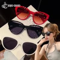 ราคา Jojo COCO Love แว่นกันแดดย้อนยุคสําหรับผู้หญิงแว่นกันแดดตาแมวสไตล์เกาหลี (29663678957)