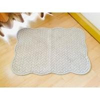 ราคา พรมเช็ดเท้า (ผืนใหญ่) เอิร์ธโทนสีเทาปักลายกราฟฟิกขอบโค้งรอบด้าน ยี่ห้อ EVEZARY มือสองขายตามสภาพ สินค้าญี่ปุ่น-เกาหลีแท้ (29462785250)