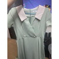 ราคา เดรสแฟชั่นสีเขียวพาสเทล น่ารัก (25302235501)