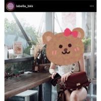 ราคา กระเป๋าสะพาย Olivia สี Burgundy แบรนด์ Labella (24107056056)