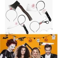 ราคา ส่งจากไทย ที่คาดผมฮาโลวีน คาดผมฮาโลวีน แฟนซี ปาร์ตี้ สยองขวัญ Halloween ที่คาดผม มีด ขวาน เลื่อย ฆ้อน Spider ปีศาจ ไฟ (22758315653)