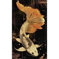 ราคา รูปโปสเตอร์ ปลาคาร์ฟ นำโชค ไม่มีกรอบ ขนาด 25*42 cm ติดผนัง ภาพมงคล เสริมฮวงจุ้ย ตกแต่งบ้าน (27611957873)