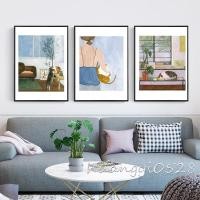 ราคา ภาพวาดผ้าใบ สัตว์ แมว อบอุ่น ตกแต่งบ้าน ห้องนั่งเล่น วอลเปเปอร์ โปสเตอร์ ไร้กรอบ (15588399688)