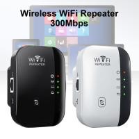 ราคา Wifi Repeater ตัวกระจายอินเตอร์เน็ต300M เครื่องขยายแอมพลิฟายเออร์ Wifi Extender WPS ช่วงยาว 7 สถานะแสง wifi repeater (25736564520)
