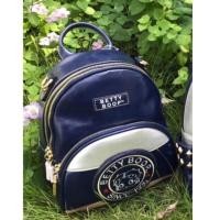 ราคา Betty Boop กระเป๋า2ทรง เป้ได้+สะพายข้างได้ 3 ซิป ส่งฟรี พร้อมถุงผ้าแบรนด์หนังออยล์ (2035781816)