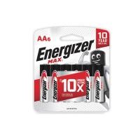 ราคา ถ่านอัลคาไลน์ AA (แพ็ค 6 ก้อน) Energizer Max (13793331963)