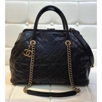 ราคา Chanel Glazed Caviar Large Frame Tote Bag (รับประกันสินค้าแท้ 100%) (23235076804)