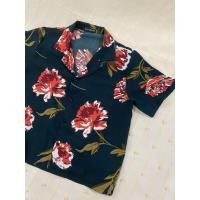 ราคา เสื้อเชิ้ตแขนสั้นลายดอก // แบรนด์ CHAMNIII (7175758052)