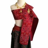 ราคา ผ้าสไบ ลายแพรวากาฬสินธุ์ ลายแพรวาพิมลาย (24362410058)