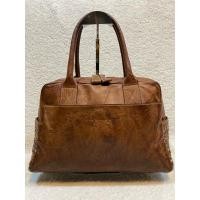 ราคา กระเป๋าหนังแท้วินเทจ แบรนด์แท้ แต่งด้วยหนังสานกับญี่ปุ่น มือสองนำเข้า (28509991989)