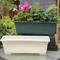 ราคา กระถางดอกไม้ กระถางรางยาว กระถางต้นไม้พลาสติก ปลูกผัก ปลูกกระบองเพชร (24087210903)