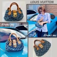 ราคา หลุยส์วิตตอง Louis Vuitton little ingot denim bag กระเป๋าถือสตรี lv Bag louis bag (28977908200)