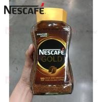 ราคา กาแฟสำเร็จรูปชนิดฟรีซดราย ตราเนสกาแฟ โกลด์ [200 กรัม x 1 ขวด] Nescafe Gold Rich and Smooth Pure Soluble Coffee (12769325620)