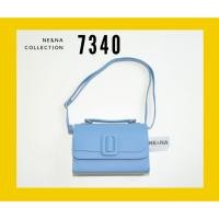 ราคา กระเป๋าเเฟชั่นผู้หญิงสะพายข้างทรงกล่อง No. 7340 NE&NA Collection Bag (25129354492)