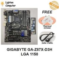 ราคา USED เมนบอร์ด GIGABYTE GA-Z87X-D3H Z87 LGA 1150 INTEL 4th Gen มาตรฐาน ATX (26323939188)