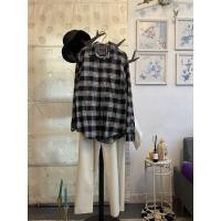 ราคา (มือ2) เสื้อแขนยาว Zara ลายสก็อตสีดำ (10101553605)