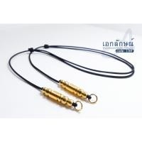 ราคา I169 สร้อยเชือกร่มแขวน 3 ห่วง ปล้องตรงงานทองเลเซอร์ เกรดดี คุณภาพคุ้มราคา ทนทาน สร้อยห้อยพระ สร้อยเชือกร่ม อะไหล่สร้อย (6068978932)