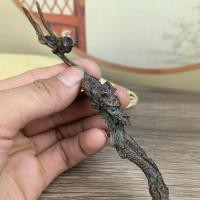ราคา ❁โบราณเก่าบรอนซ์นักษัตรมังกรมือแกะสลักจักรพรรดิจริงมังกรกาน้ำชาจับหม้อทองแดงส้อมชาสัตว์เลี้ยงของตกแต่งสินค้ามือสอง (20681721522)