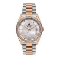 ราคา Beverly Hills Polo Club รุ่น BP3592C.520 Mya Silver St. Steel RoreGold Dial For Women 36mm. นาฬิกาข้อมือผู้หญิง (25170219161)