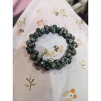 ราคา สร้อยหินอาเกต Agate สีเขียวขาว หินแท้ หินนำโชค (24921429843)