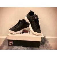 ราคา รองเท้า Fila สีดำ รุ่น Disruptor Low size EUR 42 /UK 8 (26953519862)