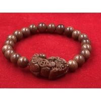 ราคา B-01-191063 สร้อยข้อมือหินทรายทอง+ปีเซี๊ยะหินทรายทอง ขนาดข้อมือ 16 ซม. (6158021676)