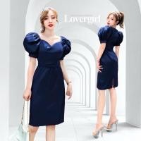 ราคา ชุดออกงาน ชุดราตรี เดรสออกงาน บายเนียร์ เพื่อนเจ้าสาว ชุดผ้าไหม ทรงแขนพอง ทรงเจ้าหญิง (รหัสLVG005) (20647771398)