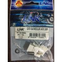 ราคา หัวเต้ารับตัวเมีย CAT6 (Female) รองรับความเร็วสูงสุด 1 Gbps Jack RJ45 CAT6 LINK (US-1006SL) (6521284672)