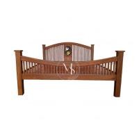 ราคา ส่งฟรี+ติดตั้งเตียงนอนไม้สักทองแก่แท้ ขนาด 3.5,5และฟุต (1898264543)