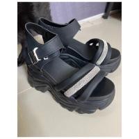 ราคา รองเท้าส้นตึก สีดำ สูง4นิ้ว(10cm) เบอร์37=22.5cm (29926279990)