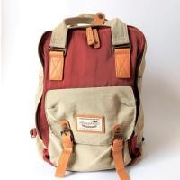 ราคา DOUGHNUT macaroon standard backpack wine and ivory กระเป๋าเป้มือสอง ของแท้ (24934057916)