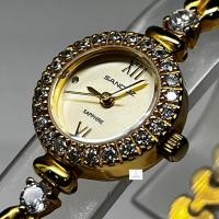 ราคา นาฬิกาข้อมือผู้หญิง SANDOZ รุ่น SD99253GG01 ตัวเรือนและสายนาฬิกาสีทองประดับด้วยเพชร กระจกกันรอยขีดข่วน ของแท้ 100 % (22772131369)