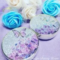 ราคา ตลับเพชร 1แถม 1 (ผีเสื้อฟ้ากับม่วง) ตลับแป้งเปล่าเกาหลี STYLE71 เติมครีมหรือคูชชั่นเองได้ (18843168257)