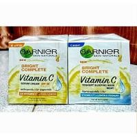 ราคา การ์นิเย่ ไบรท์ คอมพลีท เดย์ครีม Garnier Bright Complete Day SPF30 50 มล./ การ์นิเย่ ไนท์ครีม Night 50 มล. (8242432112)