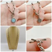 ราคา สร้อยคอเงินแท้ เส้นใหญ่ งานแบรนด์ ความยาว 22 นิ้ว (24465500209)