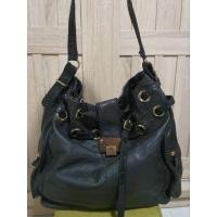 ราคา กระเป๋าหนังแท้ มือสอง ใบใหญ่ หนังสวย ทรงถ่วงได้ ทรงขนมจีบได้ ไซส์ 14 นิ้ว ขาย 280 บาทค่ะ (29962478360)