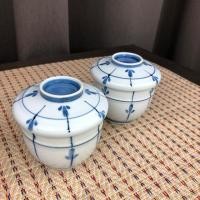 ราคา ถ้วยน้ำจิ้ม/น้ำซุปสไตล์ญี่ปุ่น พร้อมฝาปิด ขนาด 3” #เซรามิคมือสองญี่ปุ่น 2ชุด/100฿ (4432222201)